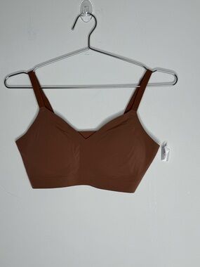 Old Navy Size M Brown Adjustable Straps Seamless Bra Removable Pads New NWT